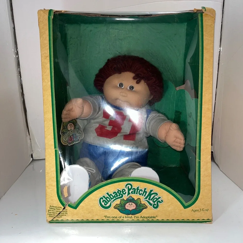 Vintage 1983 Cabbage Patch Kids Doll Coleco Meyer Lincoln Auburn Hair Brown Eyes